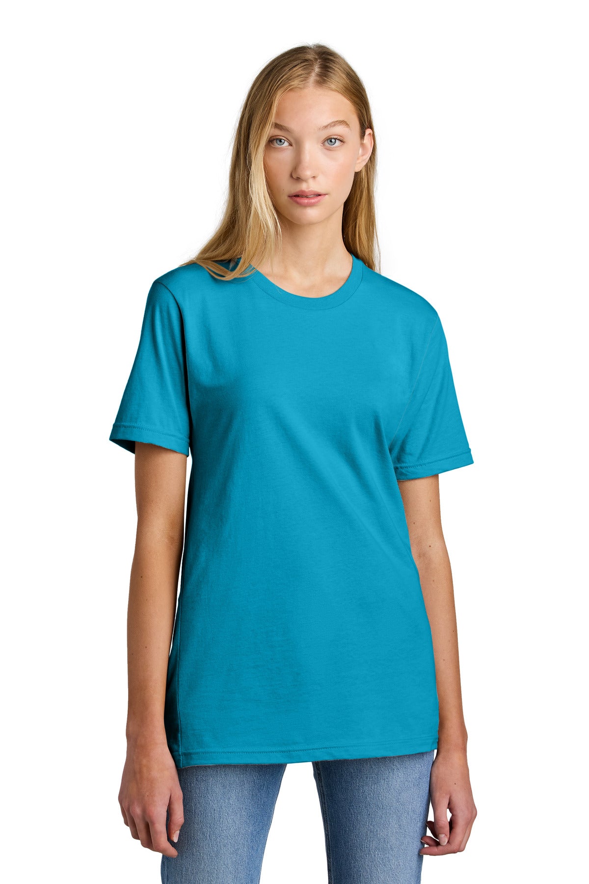 American Apparel  Fine Jersey Unisex T-Shirt 2001 Teal