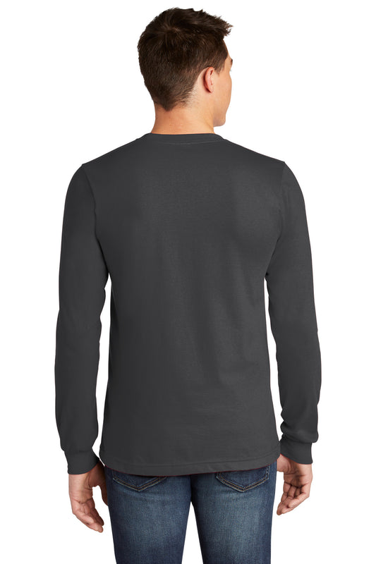 American Apparel  Fine Jersey Unisex Long Sleeve T-Shirt 2007 Asphalt