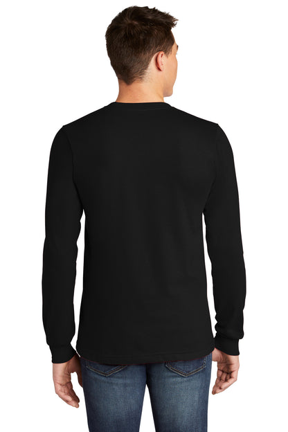 American Apparel  Fine Jersey Unisex Long Sleeve T-Shirt 2007 Black
