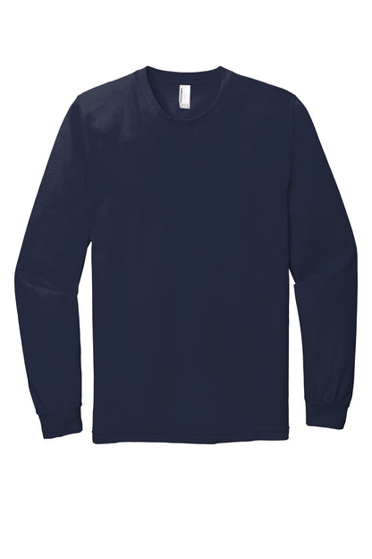 American Apparel  Fine Jersey Unisex Long Sleeve T-Shirt 2007 Navy