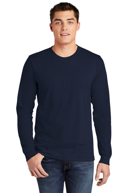 American Apparel  Fine Jersey Unisex Long Sleeve T-Shirt 2007 Navy