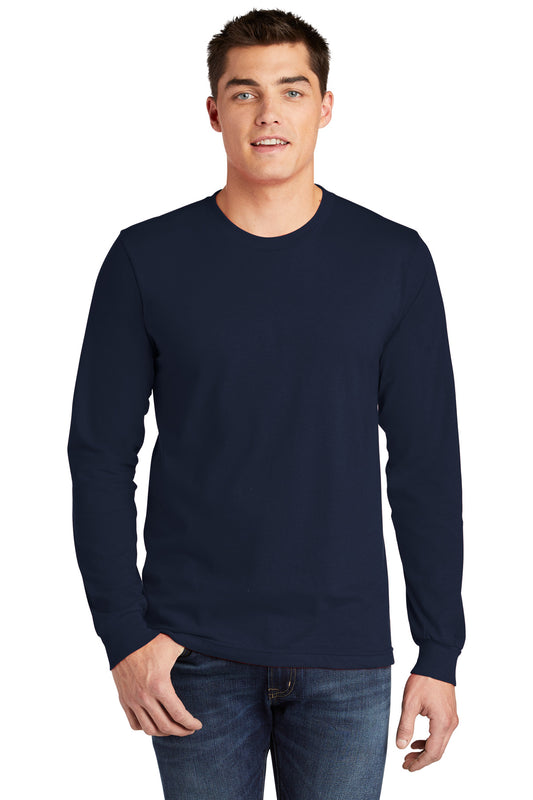 American Apparel  Fine Jersey Unisex Long Sleeve T-Shirt 2007 Navy