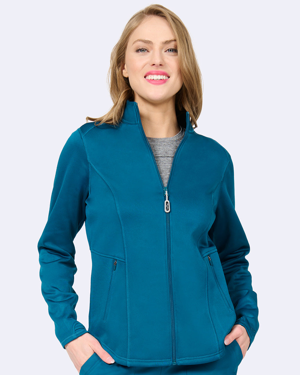 Zavate Megan Bonded Fleece Jacket Style 2023 in color Caribbean Image 1