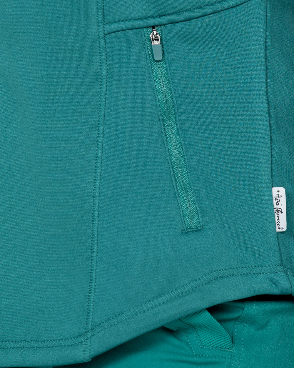 Ava Therese 2023 Megan Bonded Fleece Jacket Hunter