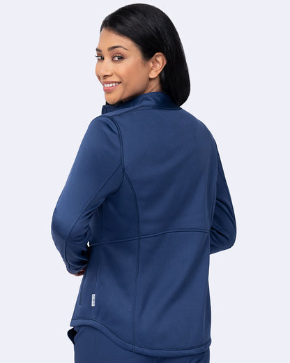 Zavate Megan Bonded Fleece Jacket Style 2023 in color Navy Image 2