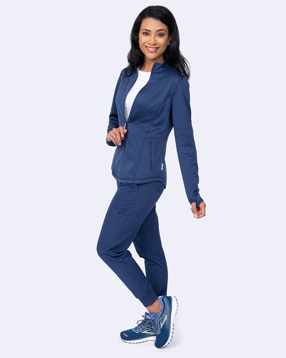 Zavate Megan Bonded Fleece Jacket Style 2023 in color Navy Image 4