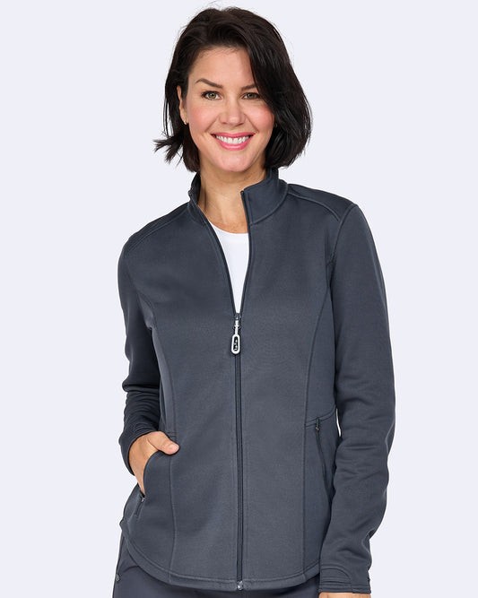 Zavate Megan Bonded Fleece Jacket Style 2023 in color Pewter Image 1