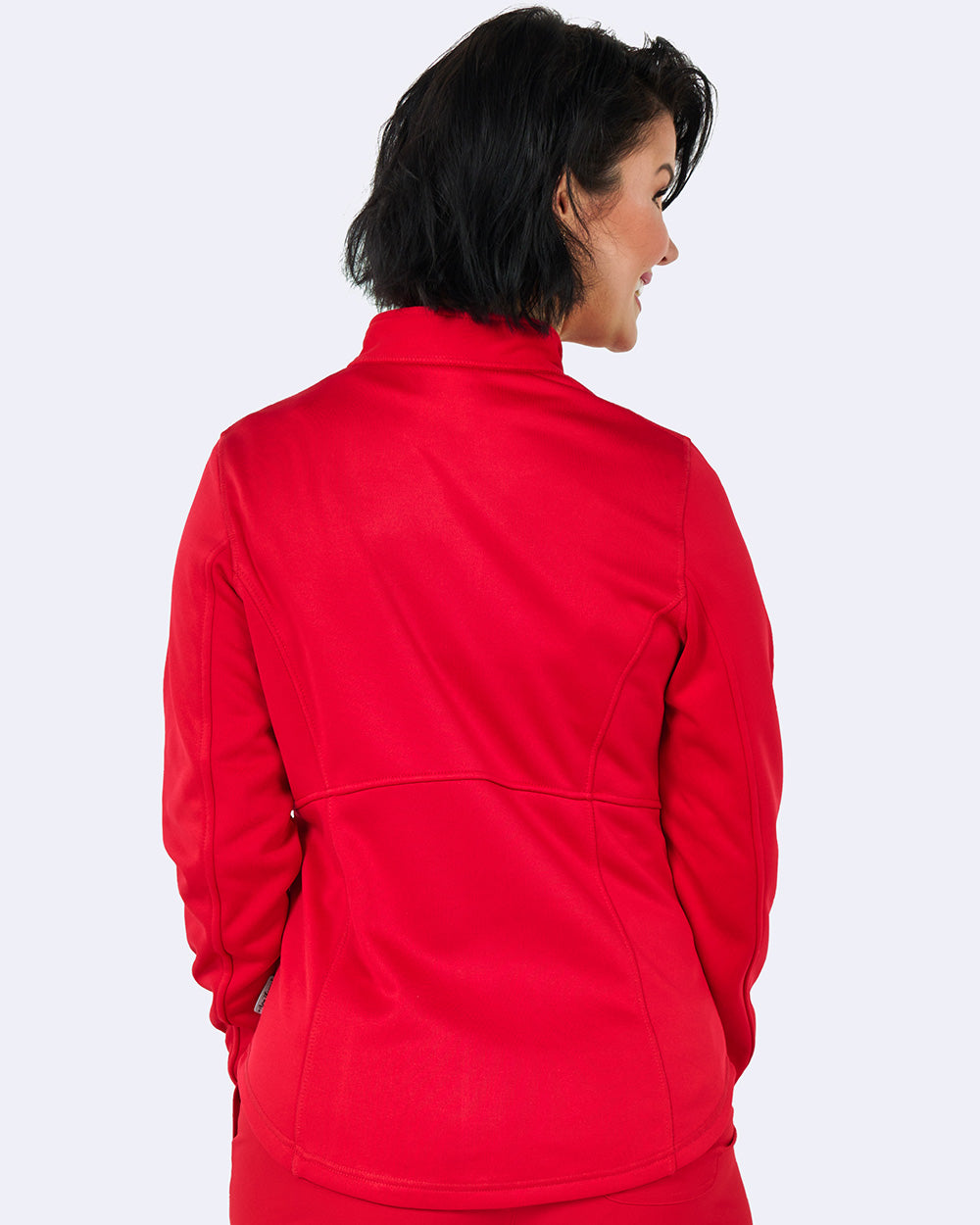 Zavate Megan Bonded Fleece Jacket Style 2023 in color Red Image 2