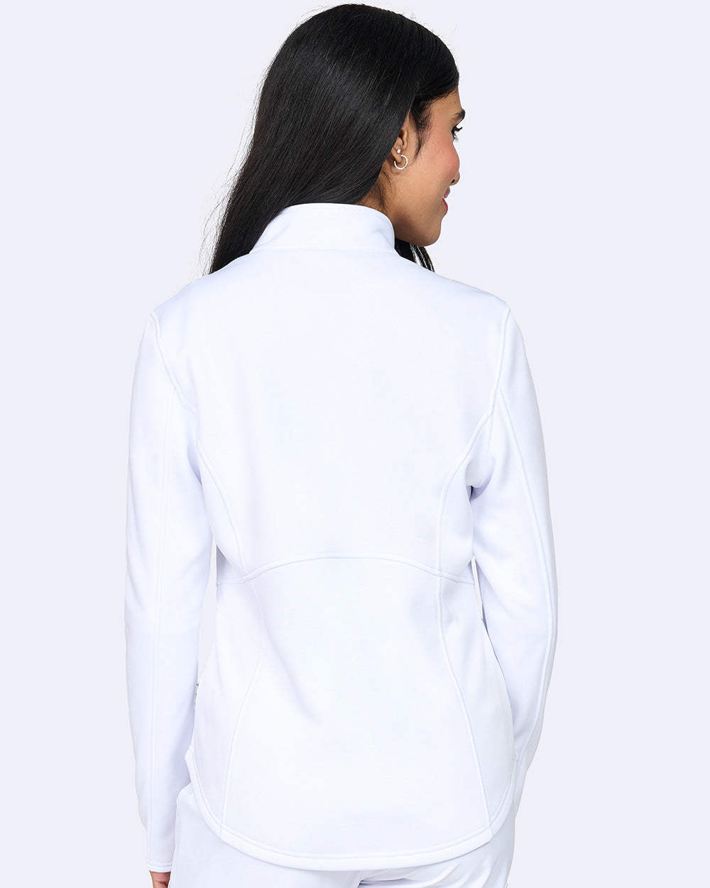 Zavate Megan Bonded Fleece Jacket Style 2023 in color White Image 2