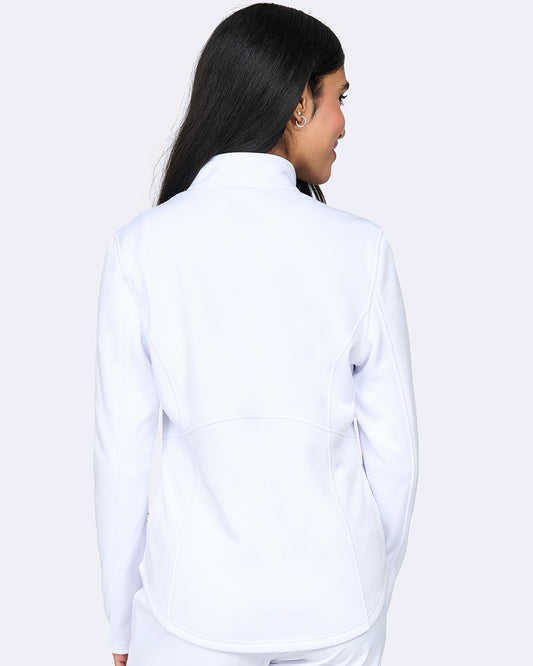 Zavate Megan Bonded Fleece Jacket Style 2023 in color White Image 2