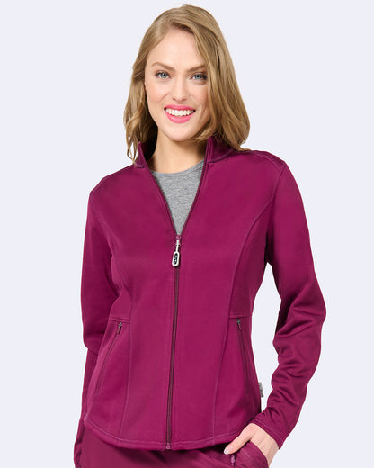 Ava Therese 2023 Megan Bonded Fleece Jacket Wine