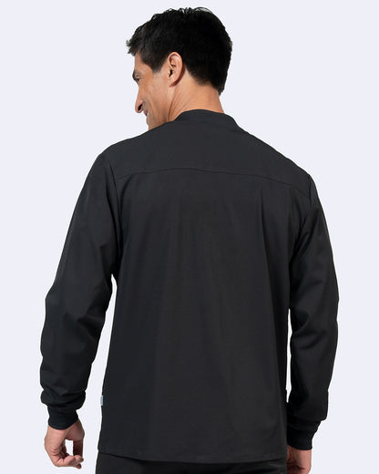 Zavate Mens Warm-Up Jacket Style 2028 in color Black Image 2