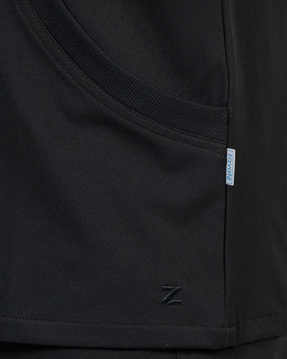 Zavate Mens Warm-Up Jacket Style 2028 in color Black Image 3