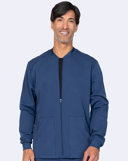 Zavate Mens Warm-Up Jacket Style 2028 in color Navy Image 1