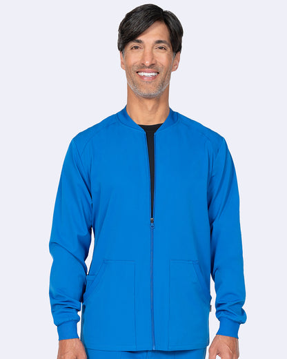 Zavate Mens Warm-Up Jacket Style 2028 in color Royal Image 1