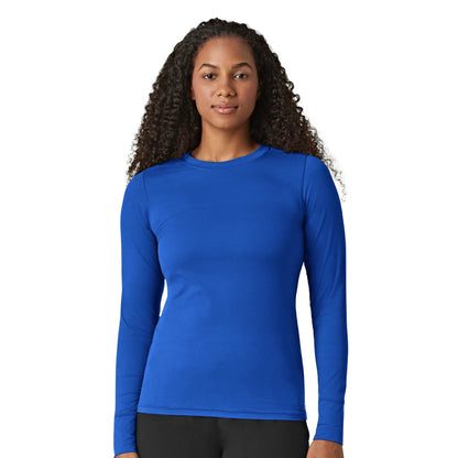 Layers 2029 Performance Long Sleeve Tee Royal Model Image Front | Wink