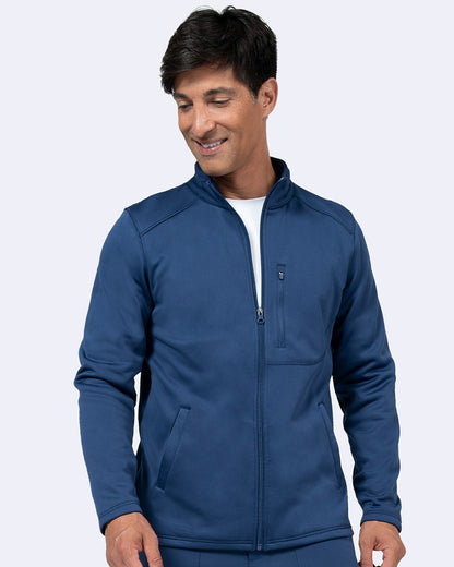 Zavate Brandon Bonded Fleece Jacket Style 2036 in color Navy Image 1