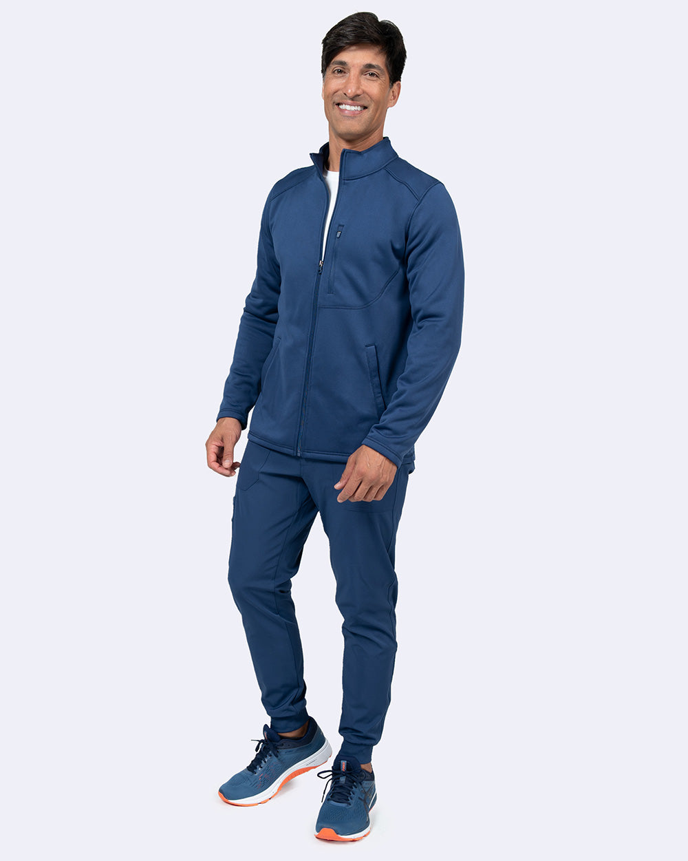 Zavate Brandon Bonded Fleece Jacket Style 2036 in color Navy Image 3