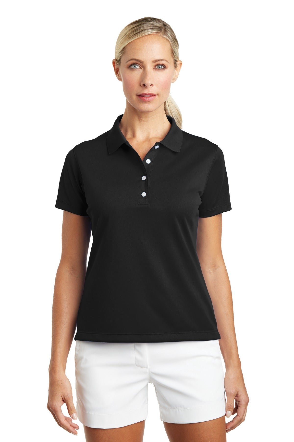 Nike Women's Tech Basic Dri-FIT Polo.  203697 Black