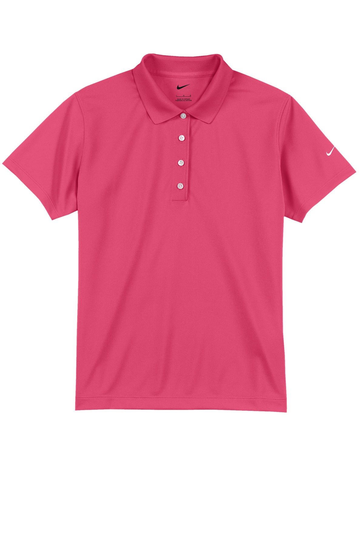 Nike Women's Tech Basic Dri-FIT Polo.  203697 Flamingo
