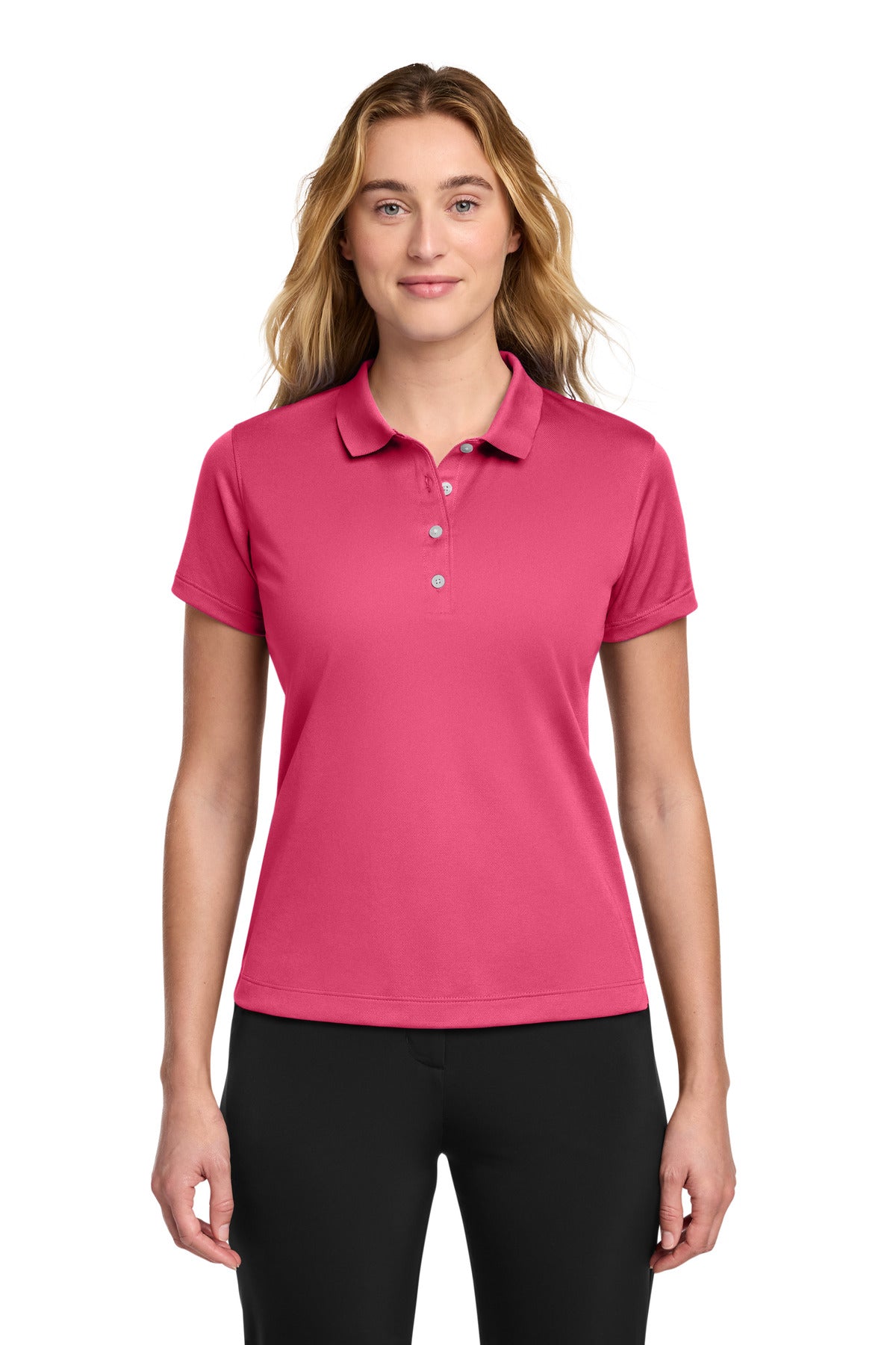 Nike Women's Tech Basic Dri-FIT Polo 203697 Flamingo
