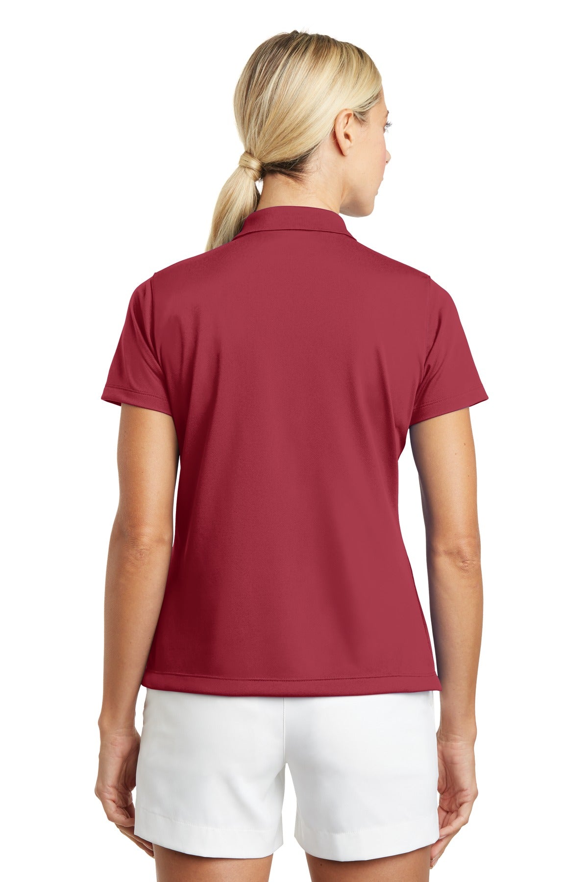Nike Women's Tech Basic Dri-FIT Polo.  203697 Pro Red