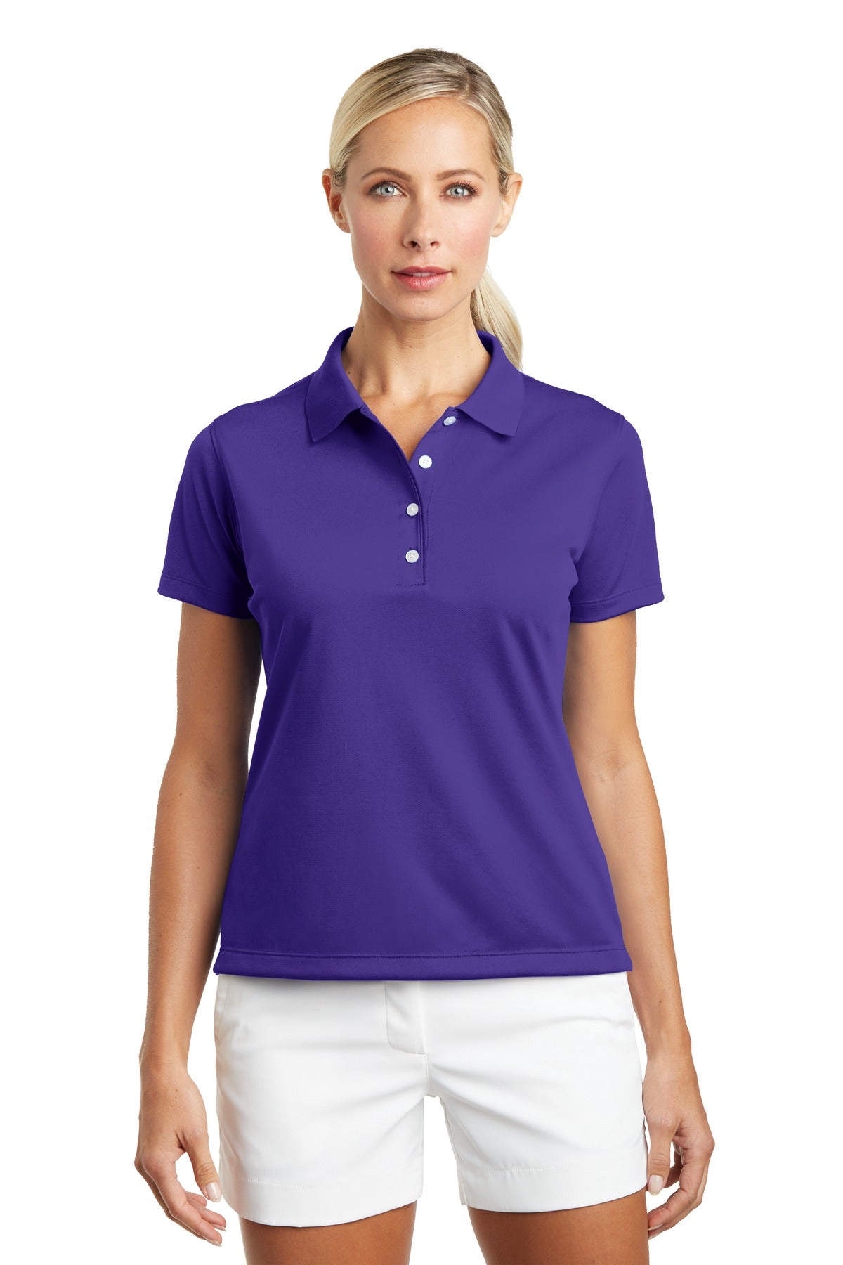 Nike Women's Tech Basic Dri-FIT Polo.  203697 Varsity Purple