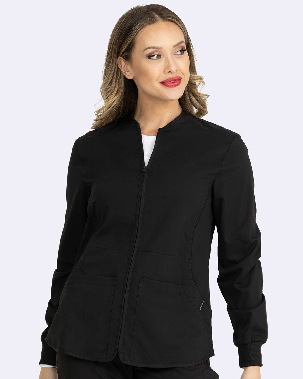 Zavate Midtown Warm-Up Jacket Style 2040 in color Black Image 1