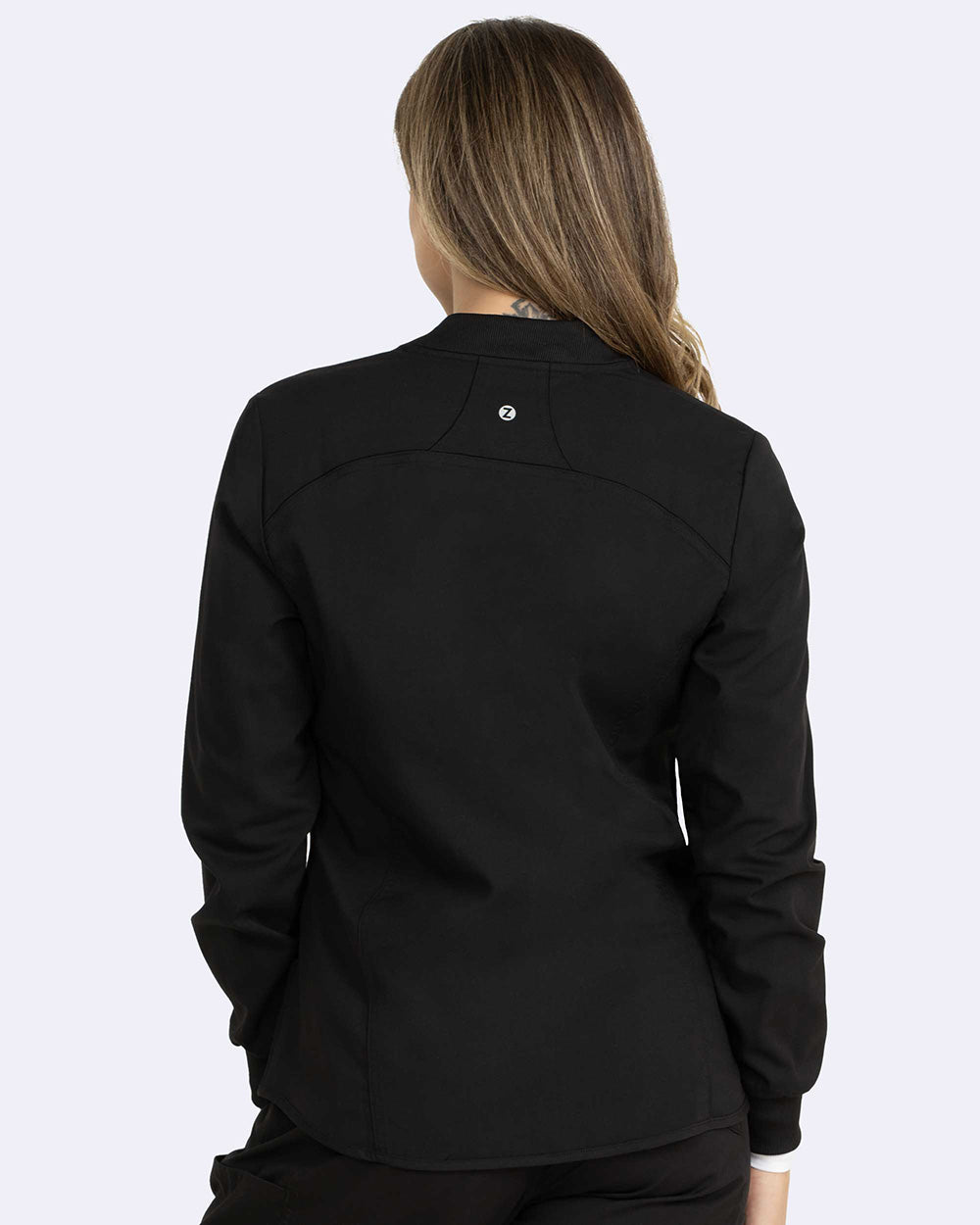 Zavate Midtown Warm-Up Jacket Style 2040 in color Black Image 2