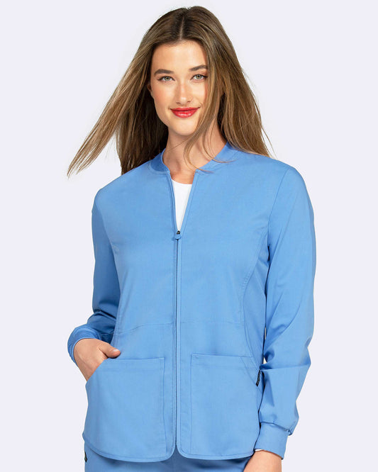 Zavate Midtown Warm-Up Jacket Style 2040 in color Ciel Image 1