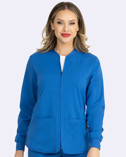 Zavate Midtown Warm-Up Jacket Style 2040 in color Royal Image 1