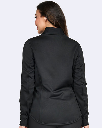 Zavate Half Zip Fleece Pull Over Style 2042 in color Black Image 2