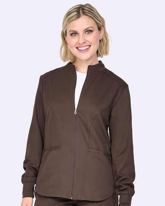 Zavate Comfort Warm Up Jacket Style 2056 in color Espresso Image 1