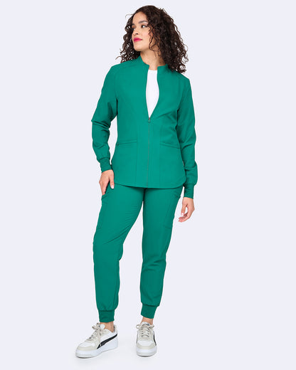 Studio 2056 Comfort Warm Up Jacket Hunter