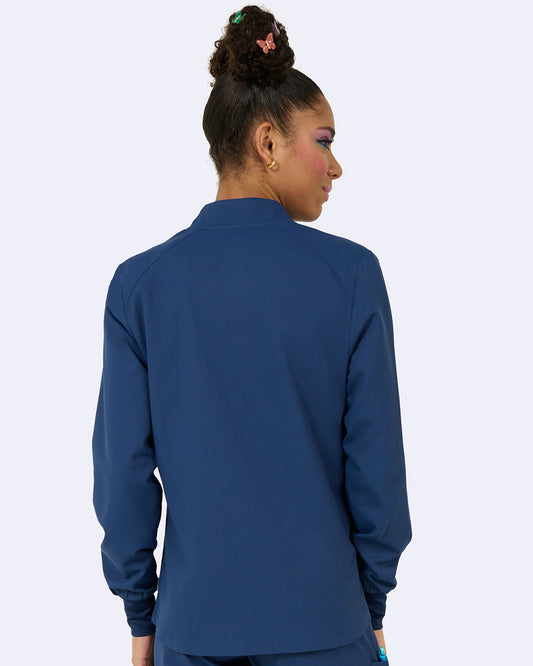 Studio 2056 Comfort Warm Up Jacket Navy