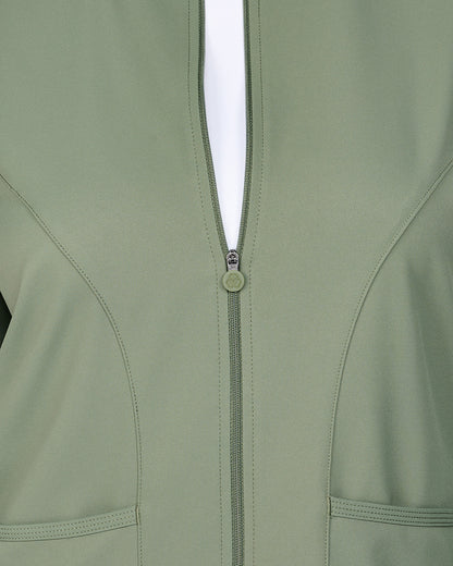 Studio 2056 Comfort Warm Up Jacket Olive