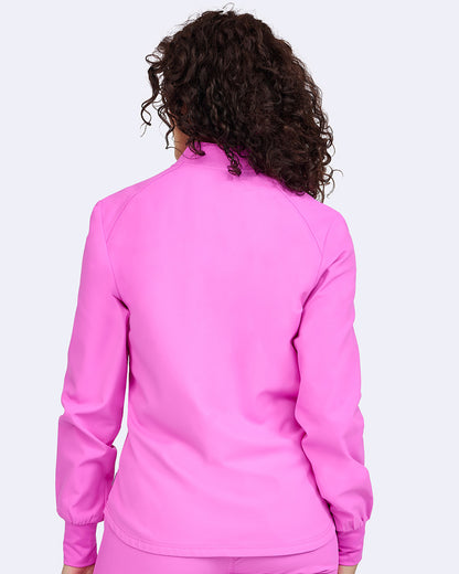 Zavate Comfort Warm Up Jacket Style 2056 in color Orchid Image 2