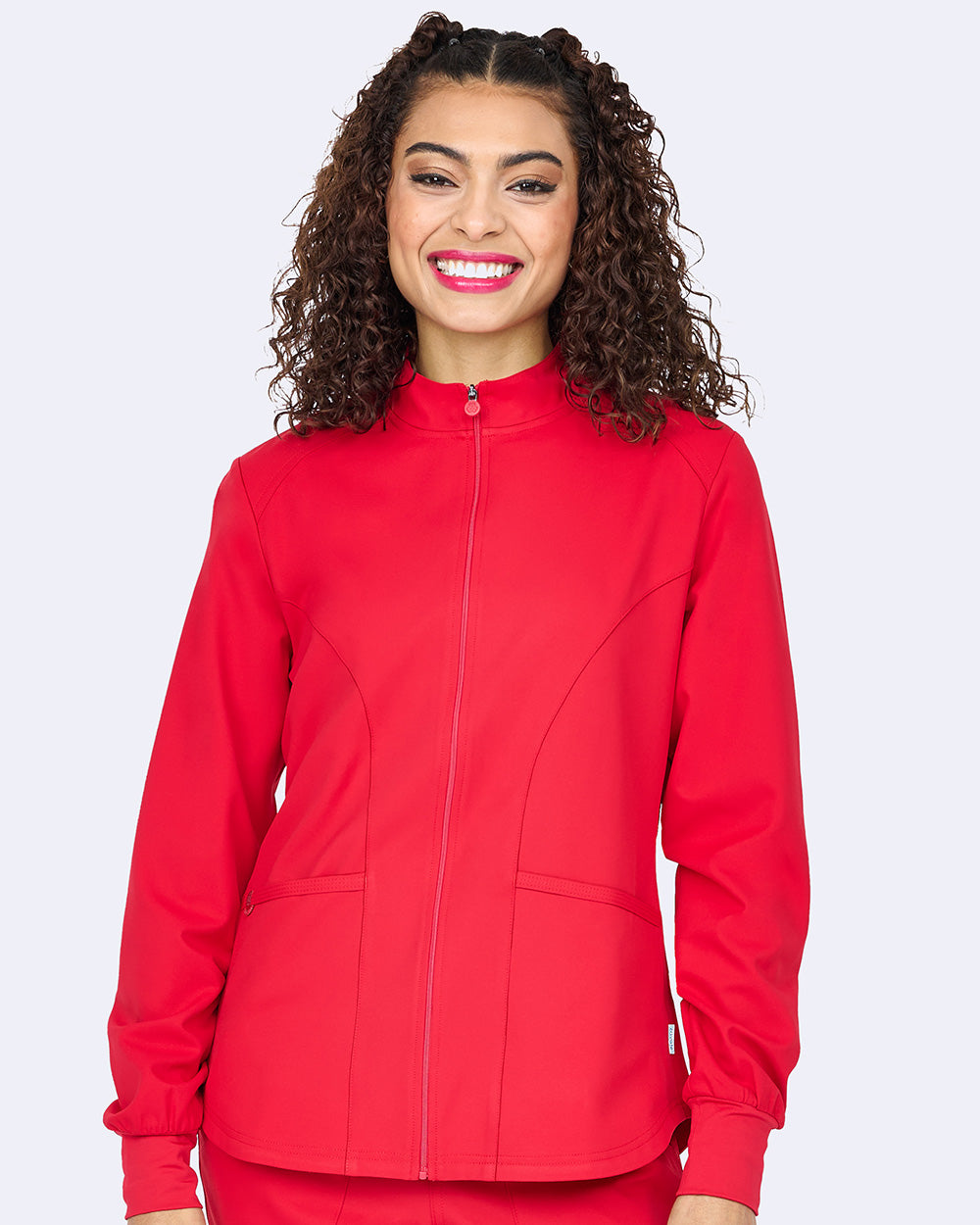 Studio 2056 Comfort Warm Up Jacket Red