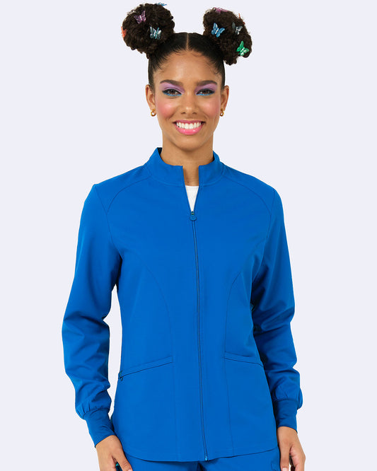 Zavate Comfort Warm Up Jacket Style 2056 in color Royal Image 1