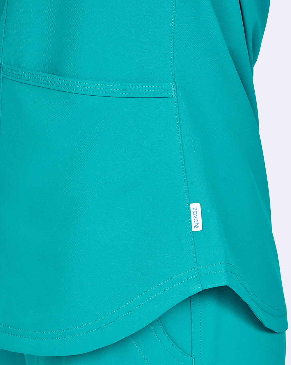 Zavate Comfort Warm Up Jacket Style 2056 in color Teal Image 3