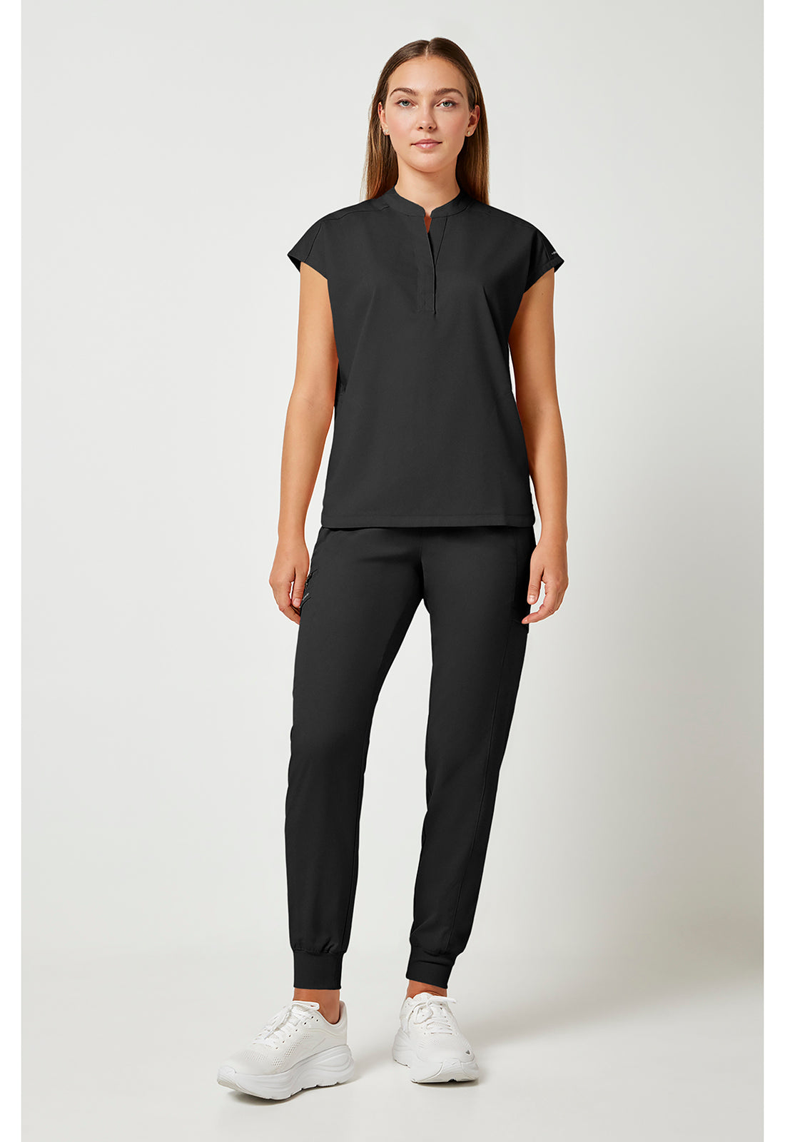 Purple Label 2152 Women's Journey Scrub Top Black