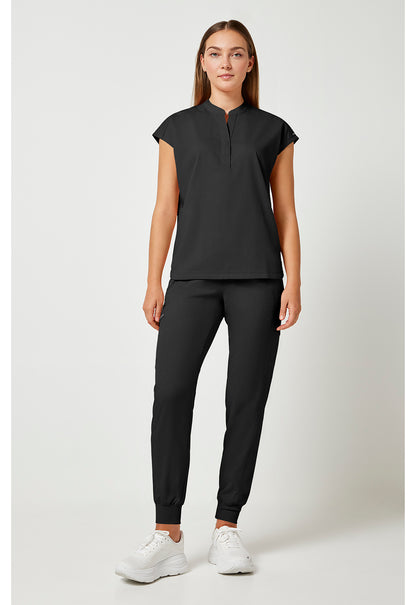 Purple Label 2152 Women's Journey Scrub Top Black