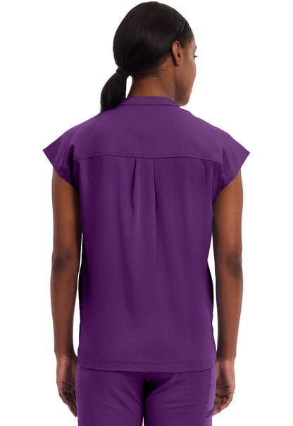 Purple Label 2152 Women's Journey Scrub Top Eggplant