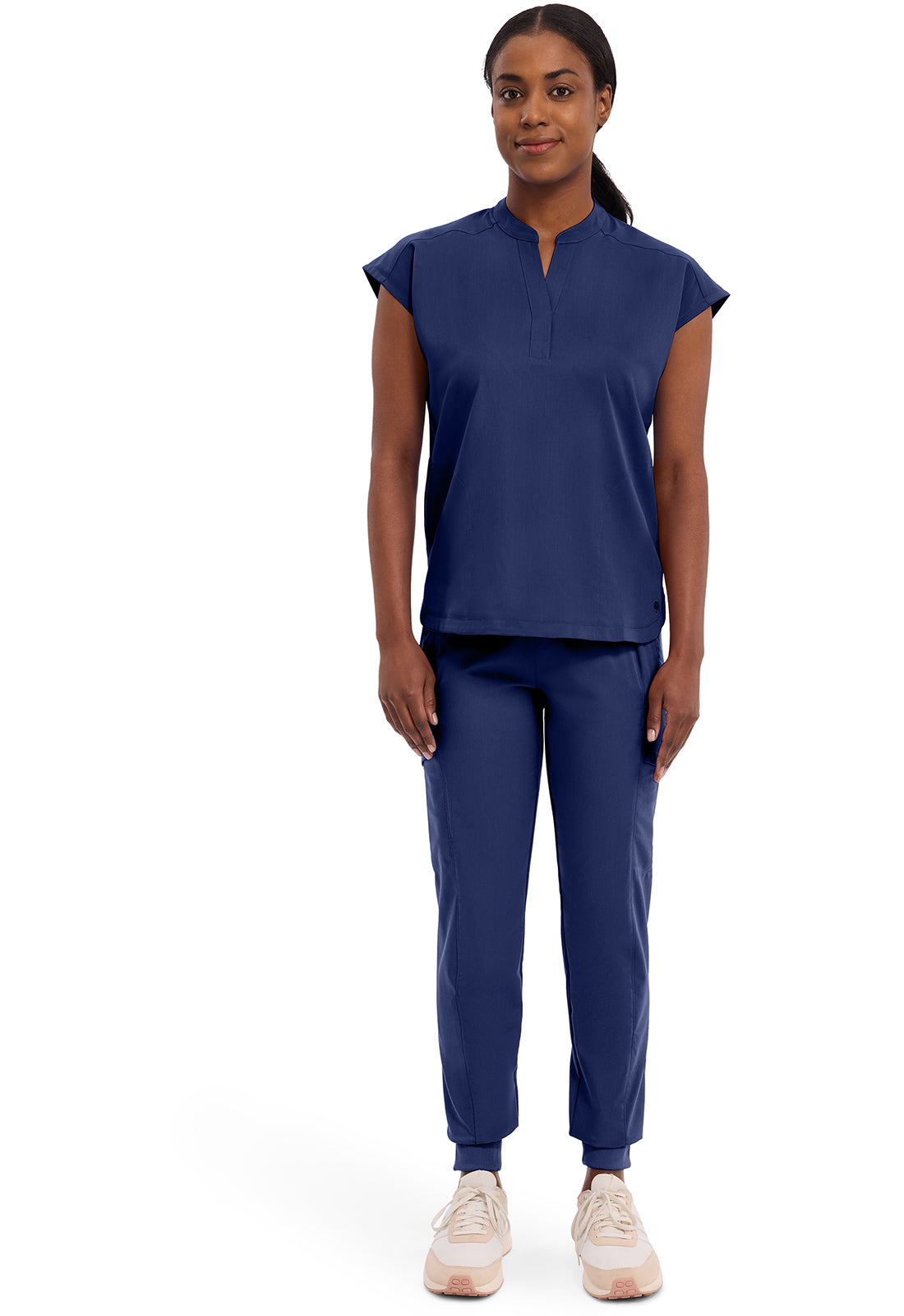 Purple Label 2152 Women's Journey Scrub Top Navy