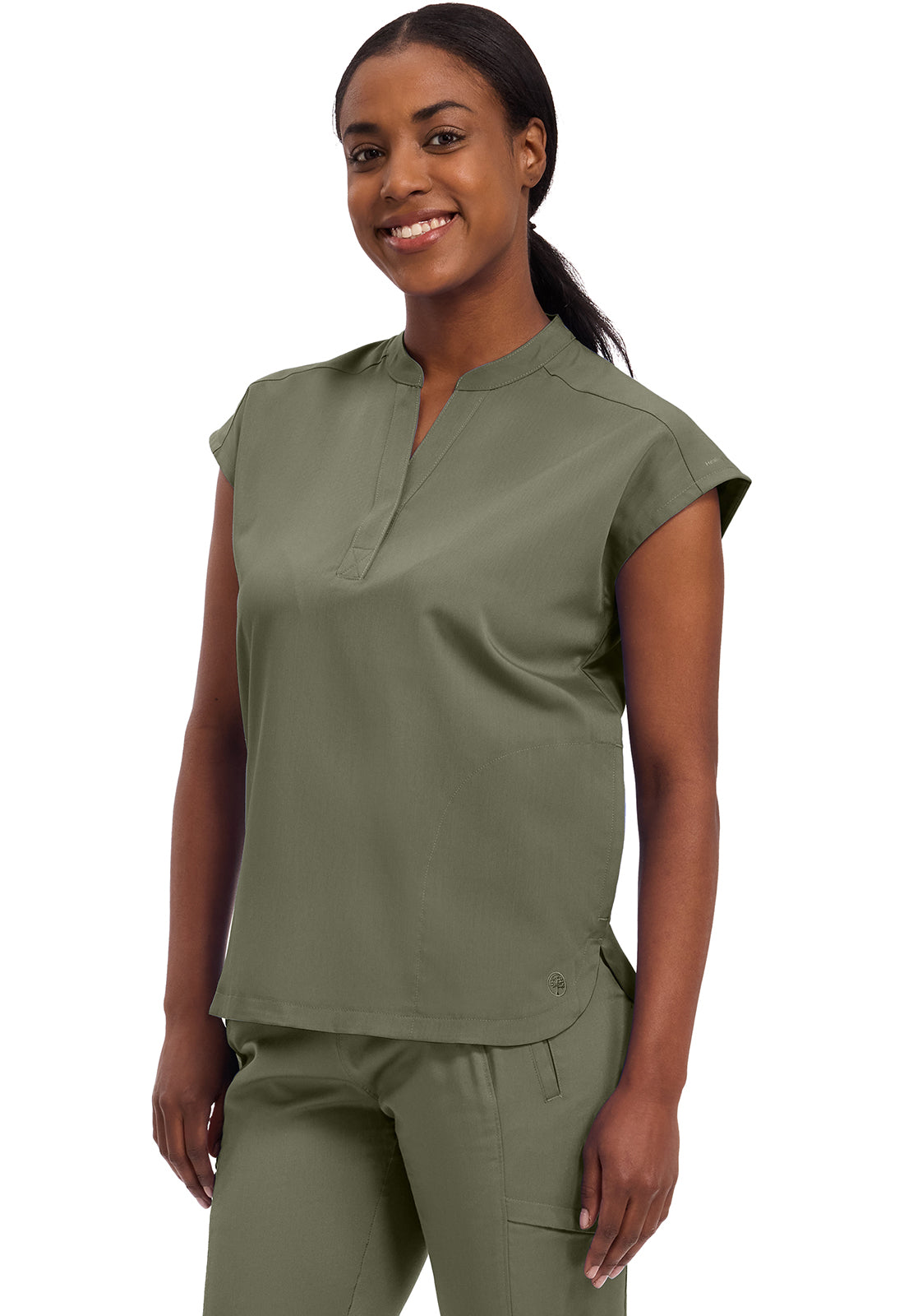 Purple Label 2152 Women's Journey Scrub Top Olive