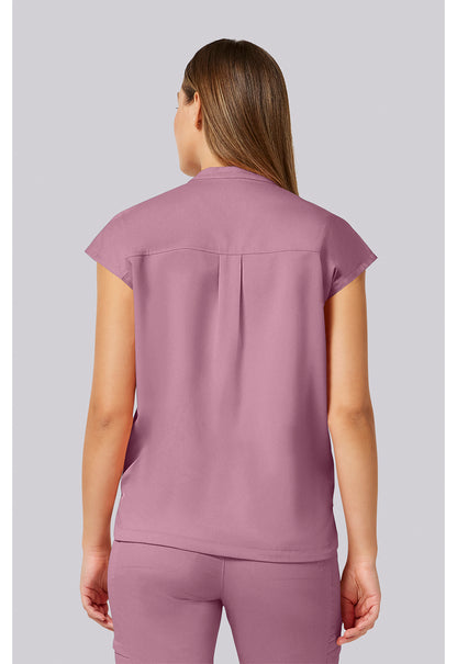Purple Label 2152 Women's Journey Scrub Top Powder Puff Pink