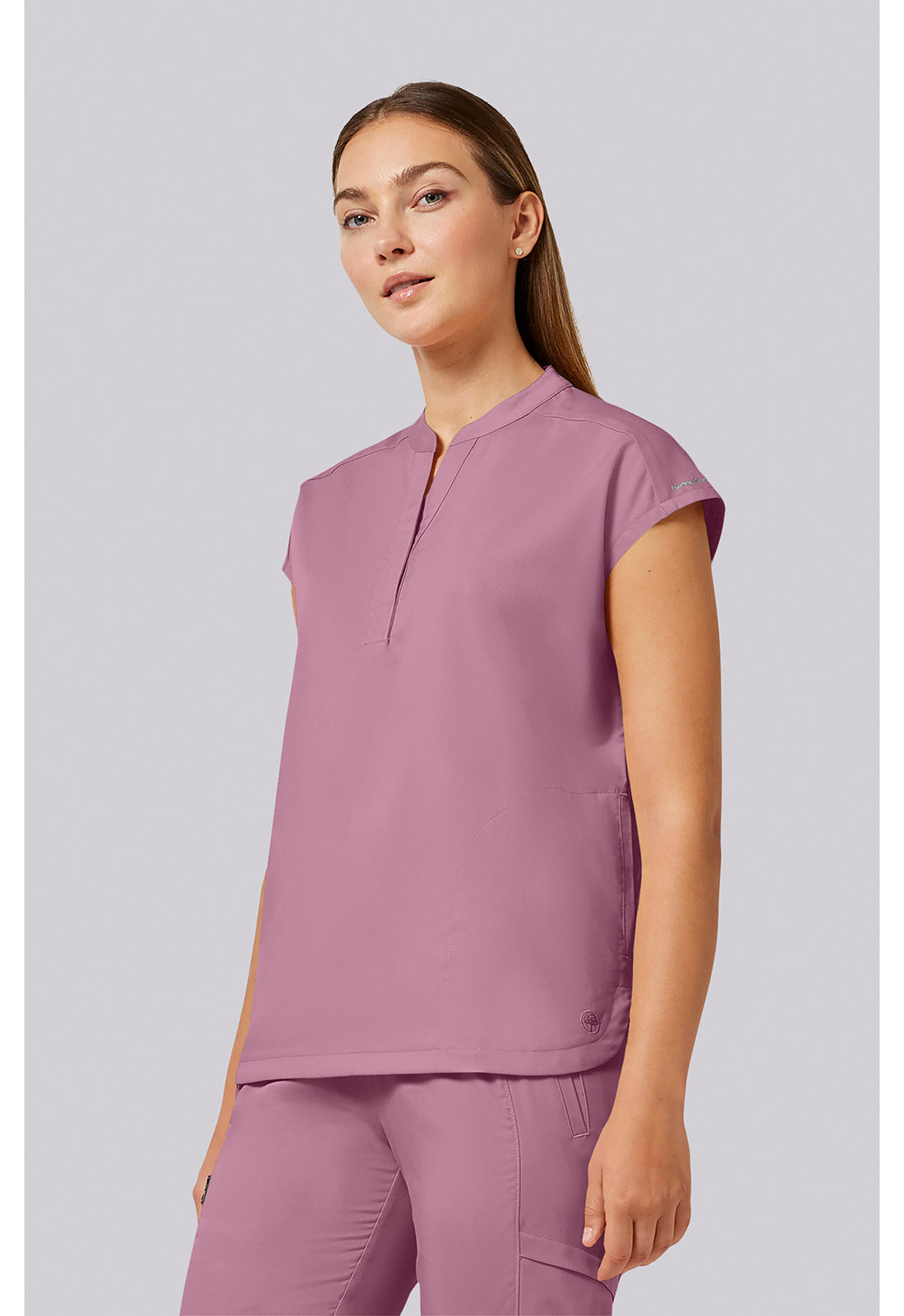 Purple Label 2152 Women's Journey Scrub Top Powder Puff Pink