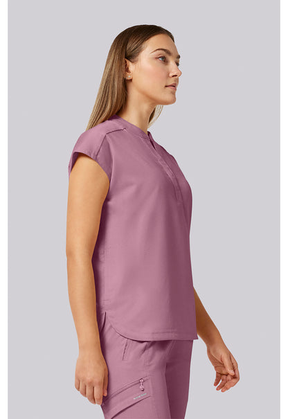 Purple Label 2152 Women's Journey Scrub Top Powder Puff Pink