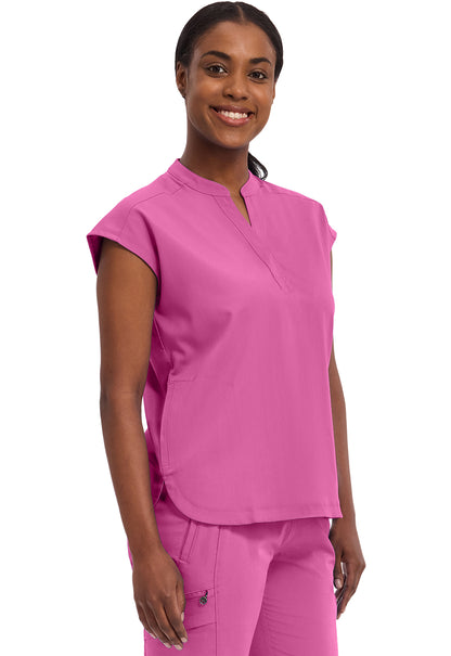 Purple Label 2152 Women's Journey Scrub Top Shocking Pink
