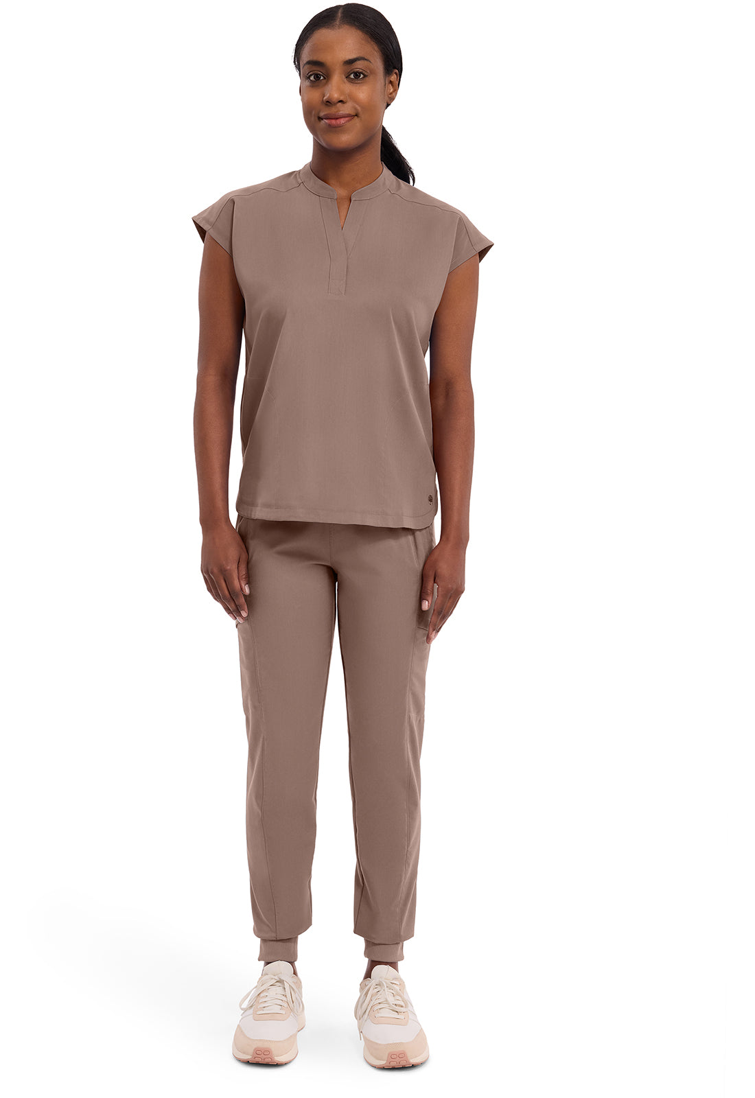 Purple Label 2152 Women's Journey Scrub Top Santa Fe Tan